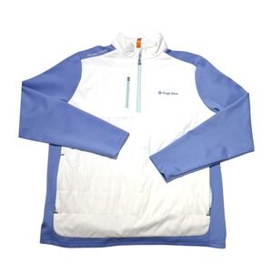 Peter Millar Mens Medium Weld Elite Hybrid Half-Zip Golf Preppy Pullover Jacket